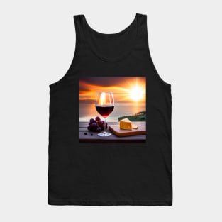 Sunset Wine Moment Tank Top